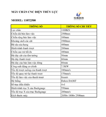 MÁY CHẤN CNC ĐIỆN THUỶ LỰC - | Công ty TNHH Công Nghệ Letao